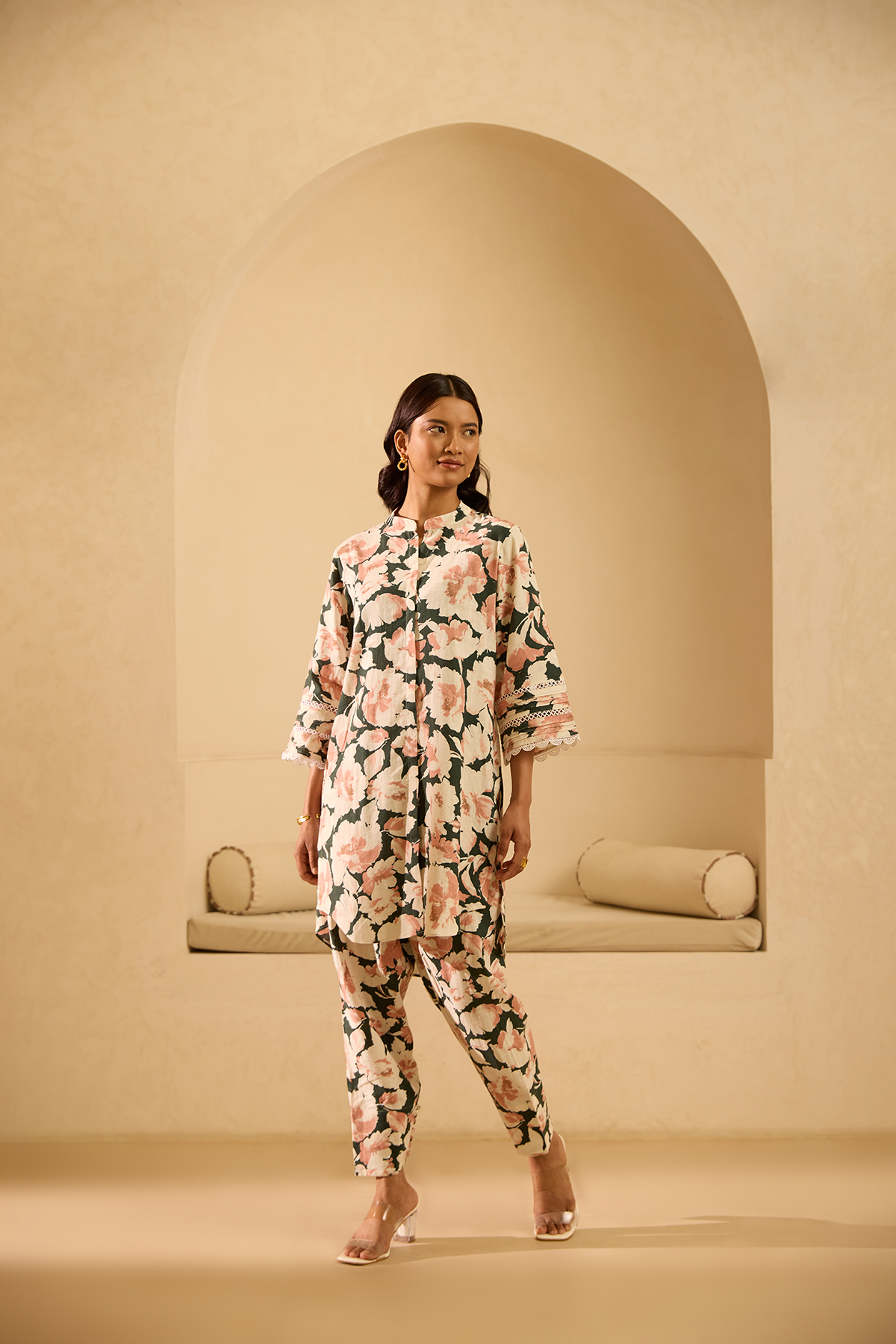 Floral Oasis Linen Co-ord Set