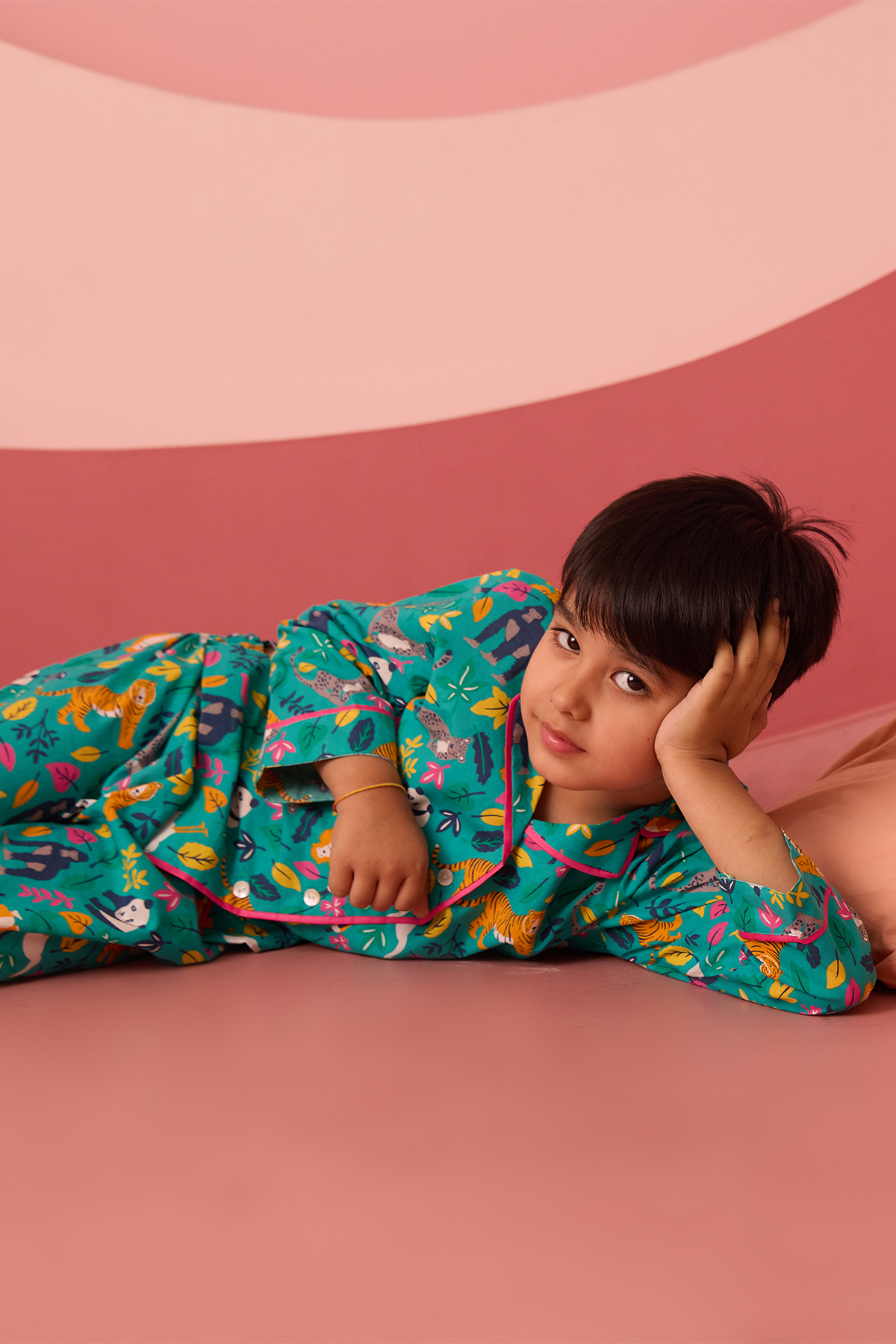 Green Jungle Pyjama Set