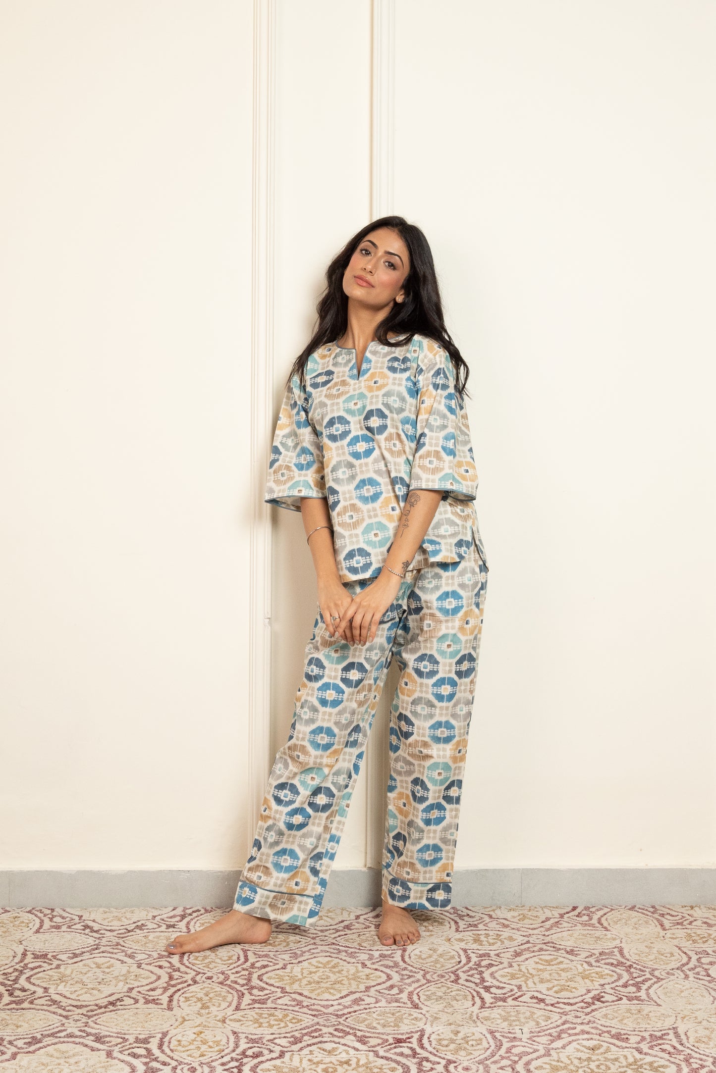 Hexagon Hues Loungewear Set